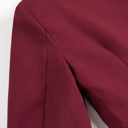 V Neck Blazer Top Long Pants Set | noémi