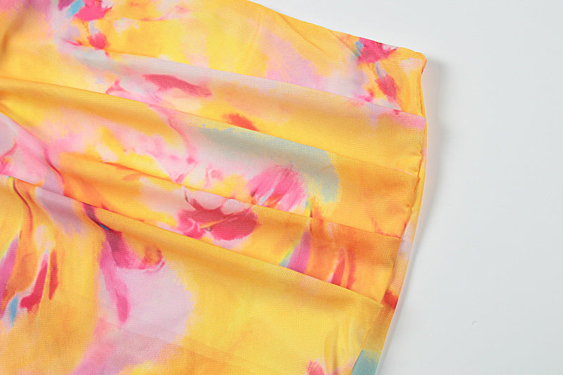 Off Shoulder Printed Tube Dress | noémi