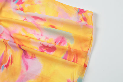 Off Shoulder Printed Tube Dress | noémi