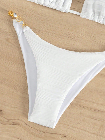 Womens Two Piece Swimsuit with Chest Pad Bikini Set | noémi