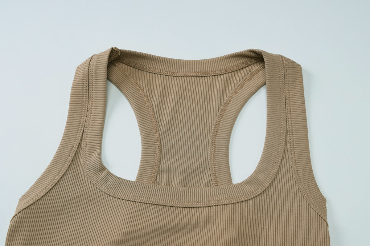 Womens Slim Fit Cropped Tank Top | U Neck Vest | noémi