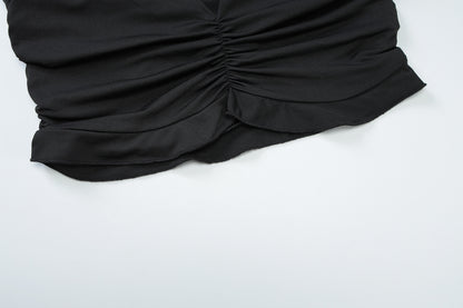 Women’s Two Piece Summer Set | Lace Halterneck Crop Top & Tiered Maxi Skirt | noémi