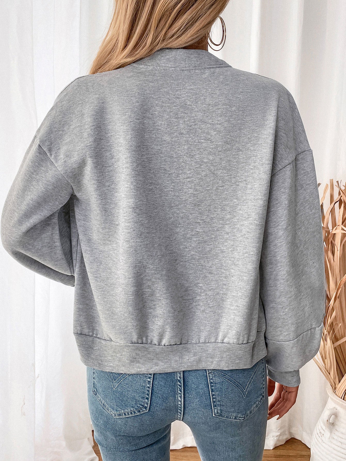 Retro Baseball Collar Jacket | Thickened Zip Up | noémi
