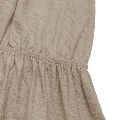 Summer Romper | Sleeveless Waist Tie Jumpsuit | Solid Color | noémi