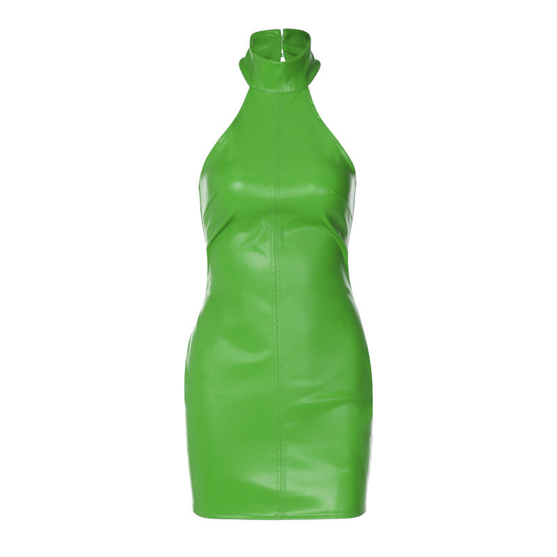 Stand Collar Sleeveless Waist Sheath Dress | noémi