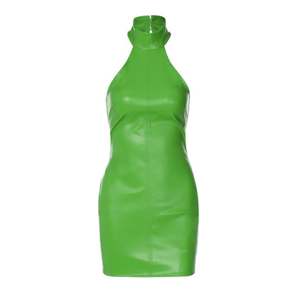 Stand Collar Sleeveless Waist Sheath Dress | noémi